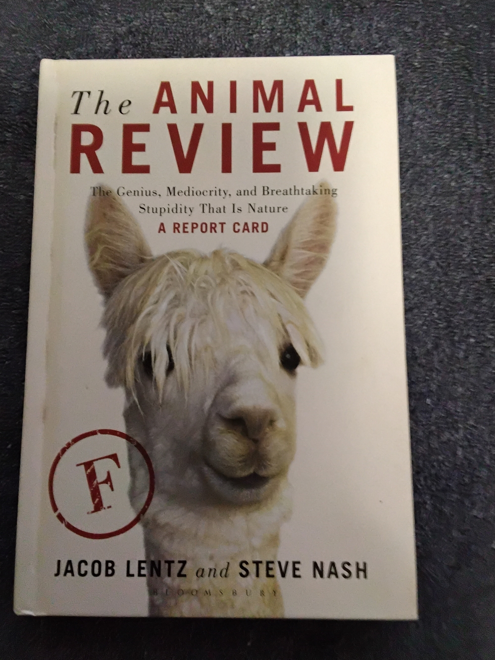 The Animal Review by Jacob Lentz and Steve Nash - White Cover